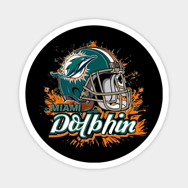 Miami Dolphins Magnet by Pixy Official